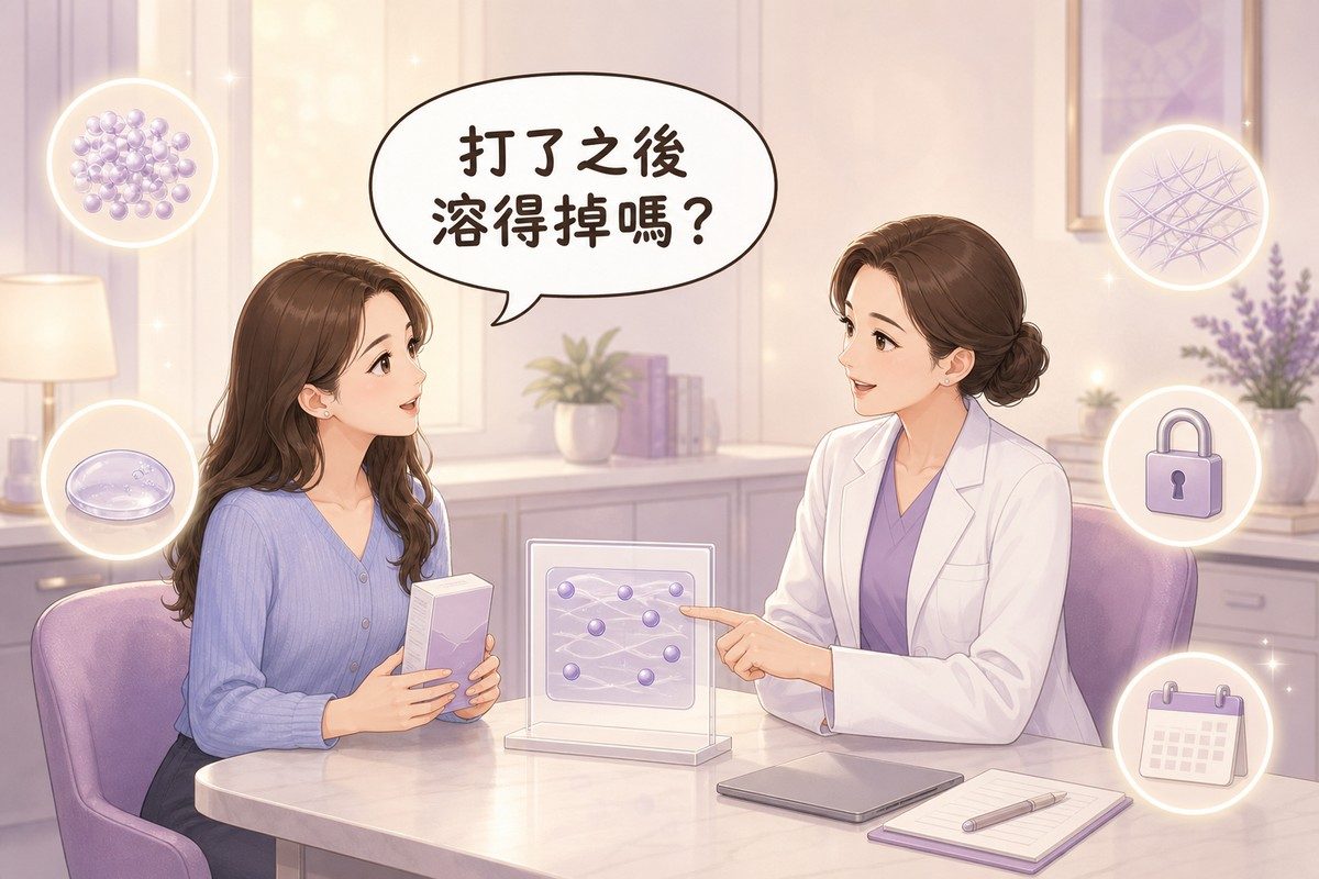 洢蓮絲撐得久,但沒有溶解酶:成分、注射量、層次與結節處理