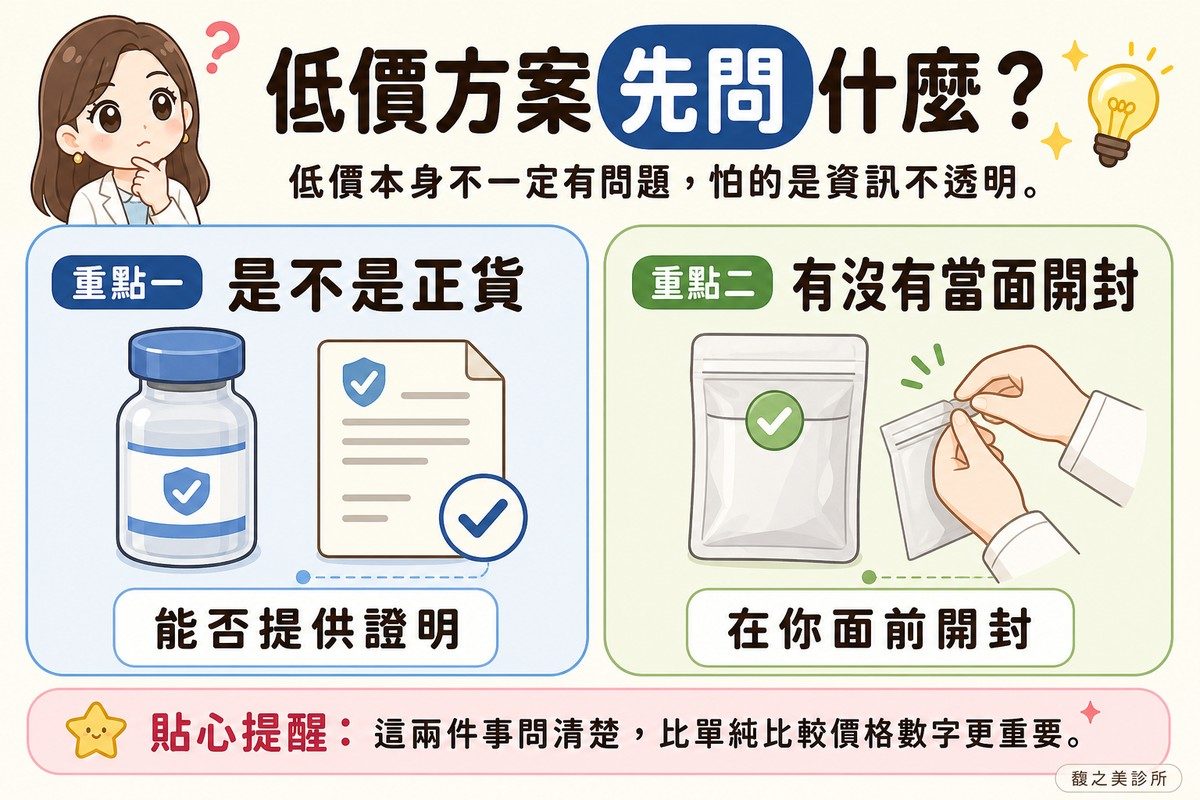 面對低價方案時要確認的前兩個重點——產品來源與開封狀況