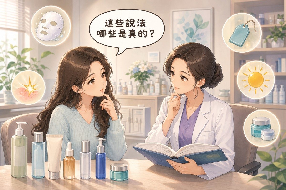 我去查了幾個保養說法，有的被推翻，有的反而被證實