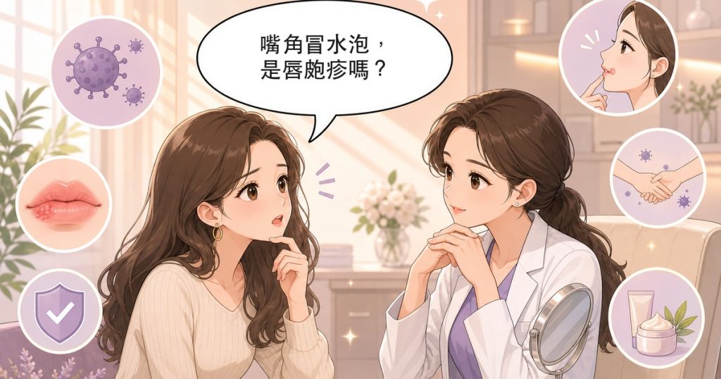 唇皰疹是什麼？原因、傳染途徑、症狀與日常保養全解析
